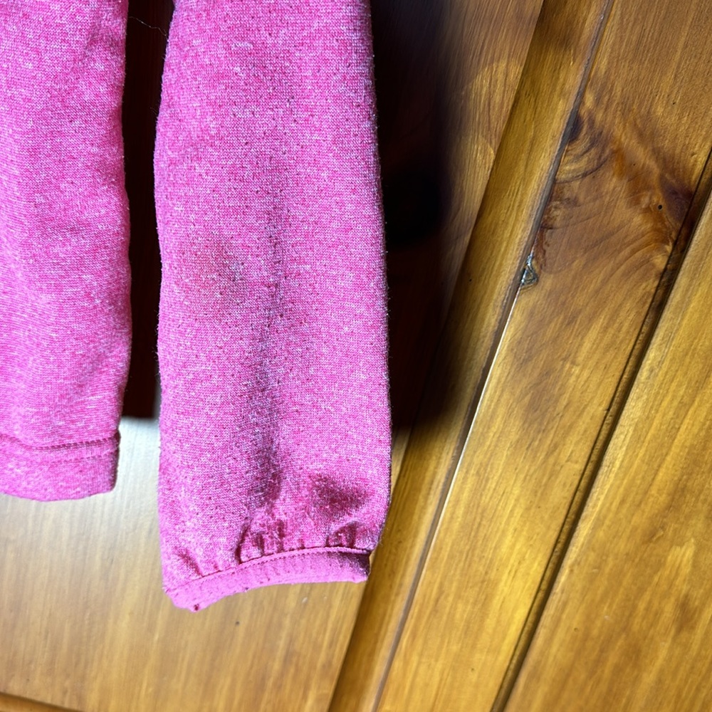 Columbia Girls Pink Hooded Zip Up Sweatshirt - Picture 3 of 4